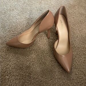 JENN ARDOR Stiletto Pointed, Closed Toe Classic Slip On Dress Pumps